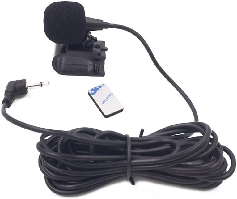 Cutogain 3.5mm Car Radio Stereo Microphone Bluetooth Vehicle External Mic for GPS Player Enabled Audio DVD