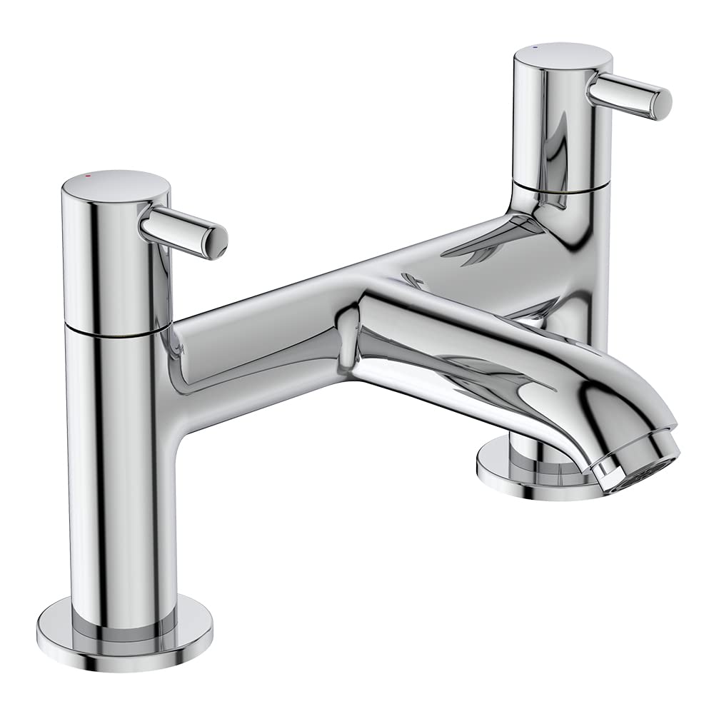 Ideal Standard Ceraline Dual Control Bath Tap Filler, BC188AA Chrome Dual Control Bath Filler