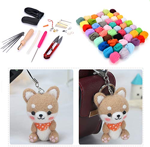 4 Needle+Felting+Starter+Spinning+Supplies