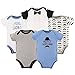 Hudson Baby Baby Boys' 5-Pack Bodysuit, Perfect Gentleman, 0-3 Months
