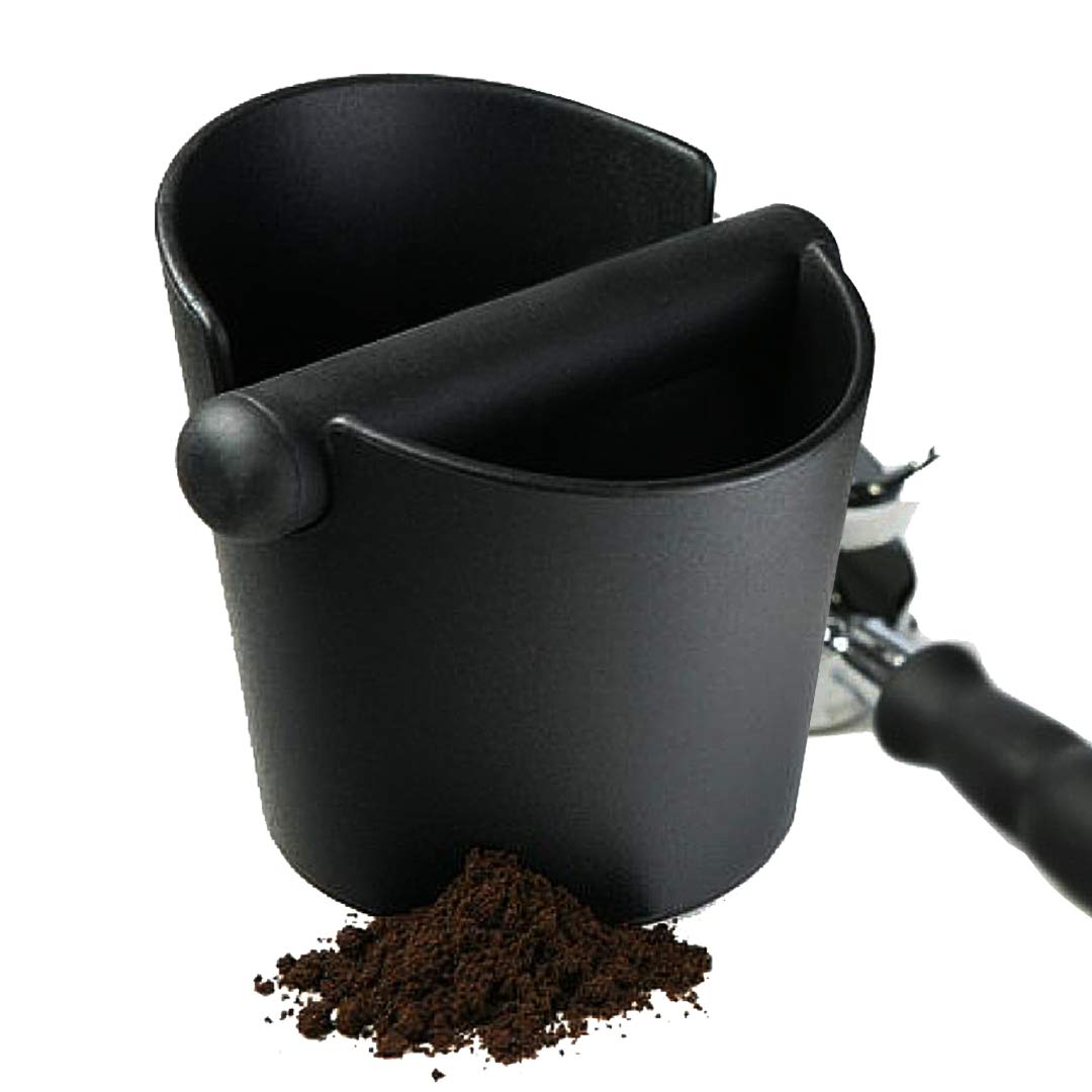 Coffee Knock Box, spresso Knock Box Barista Style Sturdy Shock-Absorbent Knockbox