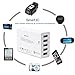 Quick Charge 3.0 NooQee 54W 11A 5-Port USB Charger Wall Charger Charging Station For Galaxy S7/S6/Edge/Plus, Note 4/5, LG G4/G5/V20,HTC 10, Nexus 6, iPhone, iPad & More (White)
