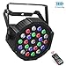 Par Lights Battery Powered LaluceNatz 24 RGBW LED Rechargeable Stage Lights Sound Activated 8-Channel Wireless Remote&DMX DJ Up Lights for Events Dance Wedding Club Party Church Stage Lighting