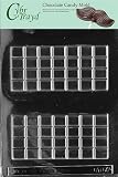 Cybrtrayd Life of the Party AO072 Break Apart Bar Chocolate Candy Mold in Sealed Protective Poly Bag Imprinted with Copyrighted Cybrtrayd Molding Instructions