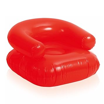 Ebuygb Inflatable Floating Blow Up Lounge Chair Seat Float For Swimming Pool Red