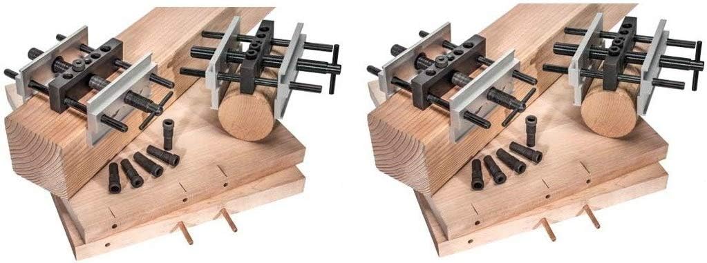 Eagle America 445-7600 Professional Wide Capacity Self-Centering Dowel Jig (2 Pack)