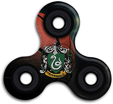 Harry Potter Slytherin Tri-Spinner Hands Spinner Fidgets Fingertip Decompression Gyro And Fit Adults &amp; Children For Relieve Stress Anxiety ADHD Autism