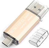 BorlterClamp 32GB USB C 3.0 OTG Flash Drive for Android Phones Tablets Gold view 1
