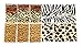 Dondor Animal Print Spiral Notepads, Furry Animal Print Memo Pads (Set of 12)