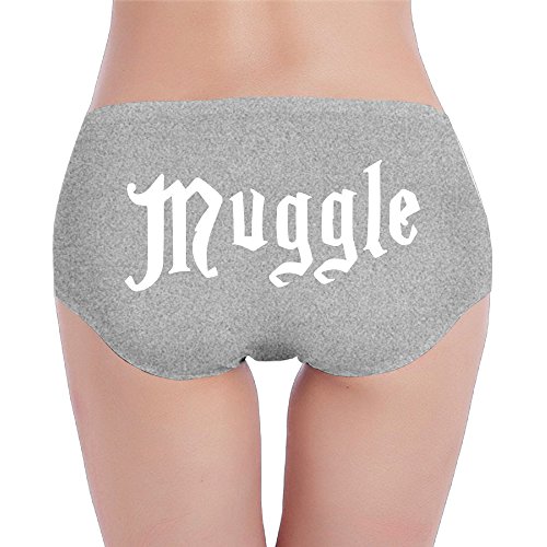 Harry Potter Muggle Logo Cotton Panties Ash