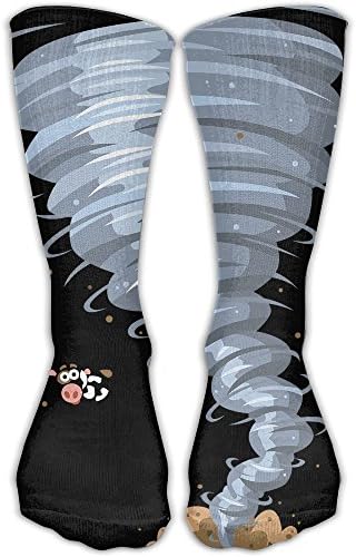 Terrible Tornado Women &amp; Men Socks Soccer Sport Tube Stockings Length 30cm