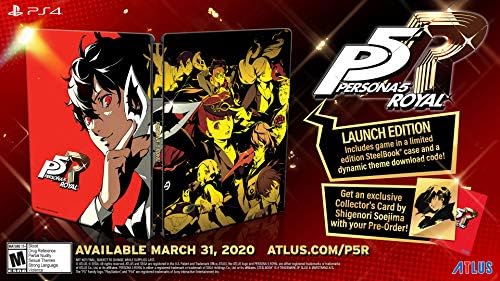 Amazon.com: Persona 5 - PlayStation 4 SteelBook Edition Edition
