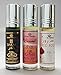 Al-Rehab 6ml Perfume Oils - Bestsellers 19 thru 21 - Dakar - Sabaya - Red Rose