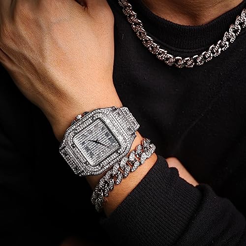 Halukakah Men's Watch The King 18K Gold/Platinum Plated, 40MM