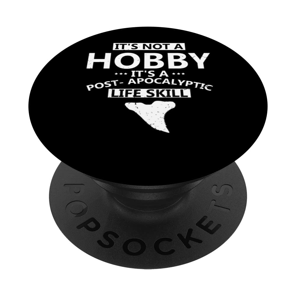 Fossil Tooth Hunter Design for Fossil Tooth Collector PopSockets Swappable PopGrip