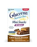 (2 Pack) Glucerna Nutrition Bars Mini Snacks, Chocolate Peanut Six .7 oz bars per box