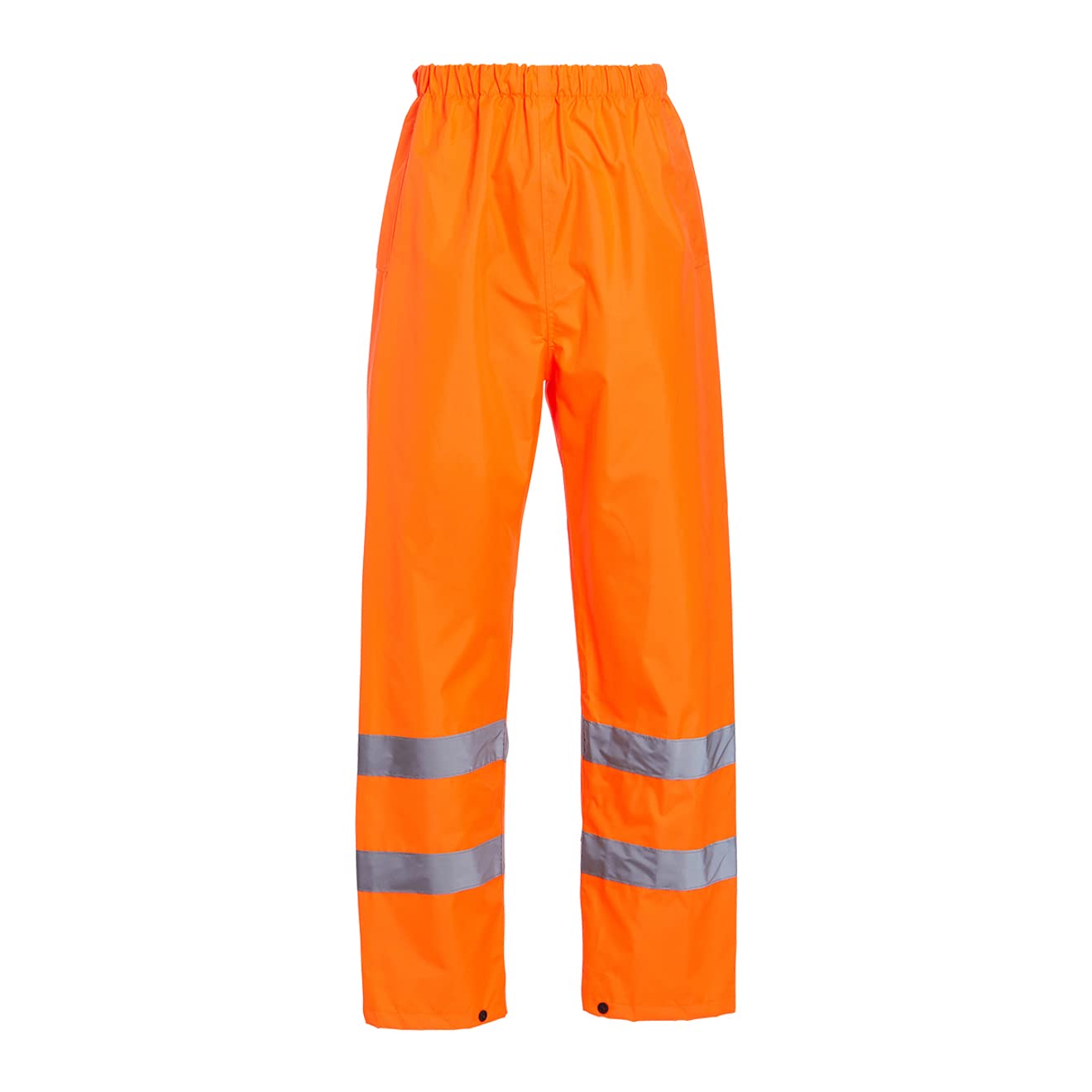 Blackrock Orange Hi Vis Waterproof Overtrousers, Reflective High Viz Visibility Safety Work Trousers Men's & Women's, Rain Waterproof Pants, Workwear Overalls, Fully EN Certified - Size 4XL