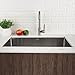 Lordear Bar Sink Faucet Single Hole RV Kitchen Sink Faucet Small Stainless Steel Brushed Nickel Laundry Utility Outdoor Sink Faucets Wet Bar Camper Taps, Cold and Hot Hose Included