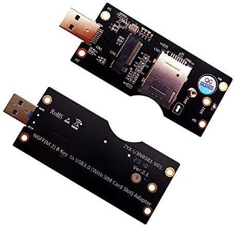 LeHang NGFF(M.2) to USB 3.0 Adapter with SIM 8pin card Slot for 3G/4G/5G Module