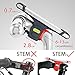 Universal Bike Stem Phone Mount, Bicycle Handlebar Cell Phone Holder for iPhone 8 7 6S Plus 5 SE Samsung Galaxy S8 S7 Note 6, 4 to 6 Inch Android Smartphone, Bike Tie Pro - Red