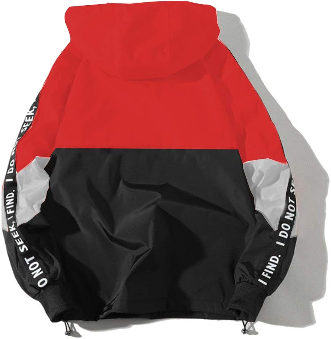 Sports Outdoors Onttno Mens Pullover Hooded Waterproof Lightweight Windbreaker Jackets Sports Fitness