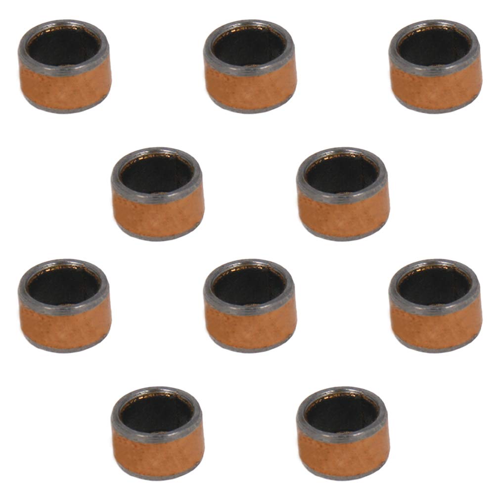 Othmro Sleeve Bearing 6mm Bore x 8mm OD x 6mm Length Plain Bearings Wrapped Oil-Less Bushings Pack of 10