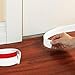 Door Draft Stopper Door Bottom Seal Weather Stripping- BLENDX Under Door Sweep Waterproof Weather Strip Energy & Money Saving, 2