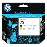 HEWC9384A - HP 72 Matte Black and Yellow Printhead