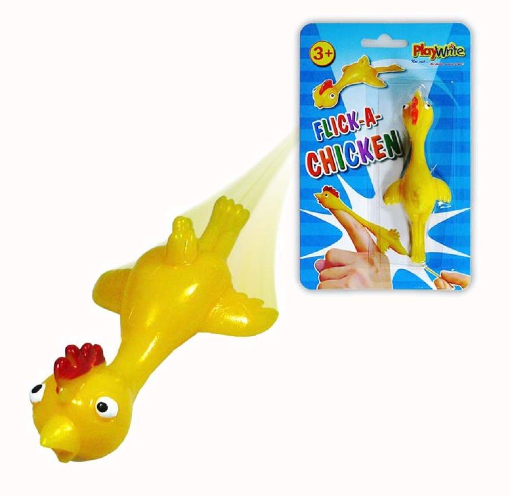 Playwrite Flick A Chicken Novelty Catapult Party Bag Toy Pinata Fillers — image 1