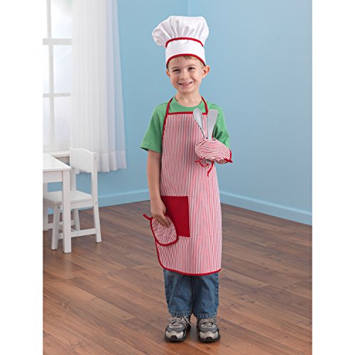 KidKraft Tasty Treats Chef Accessory Set - Red