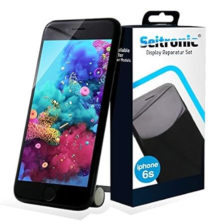 Seitronic Display Vormontiert Komplettset Ersatzdisplay mit Montagewerkzeug LCD Ersatz Touchscreen Glas Reparatur kompatibel 