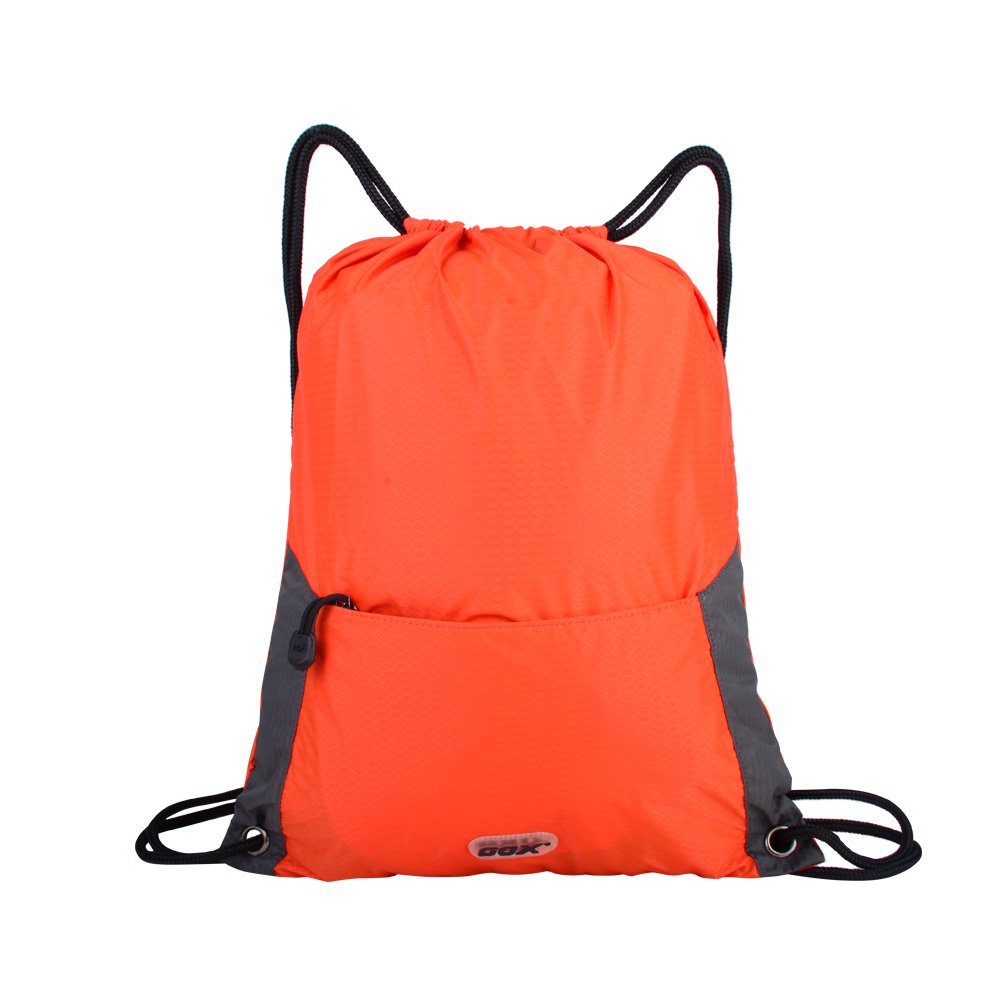 GOX Foldable Drawstring Backpack,Ultra Lightweight GYM Sackpack,Water