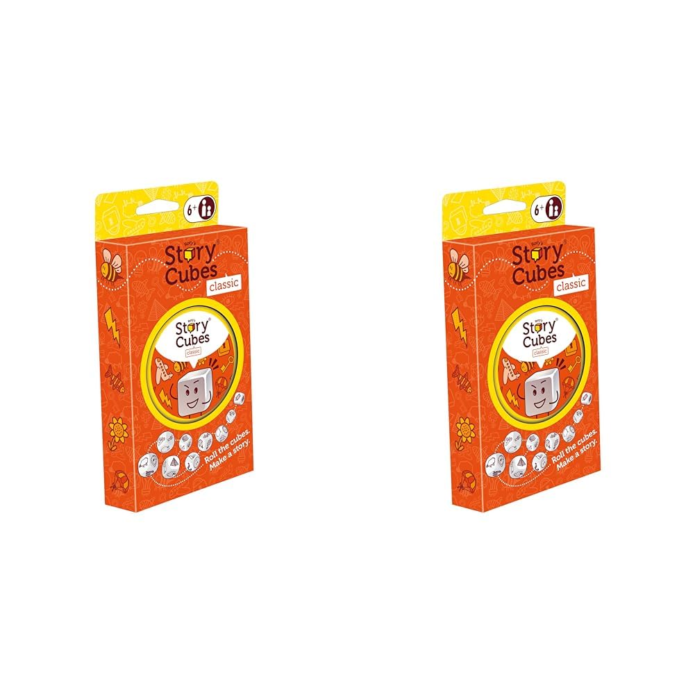 Asmodee | Rory's Story Cubes Eco Blister Original | Family Dice Game | Ages 6+ | 1-12 Players (Pack of 2)