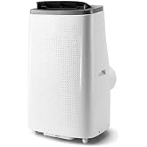 Garvee 14000 BTU Portable Air Conditioner, Fast Cooling for up to 750 Sq.Ft | 3-in-1 AC Unit w/ Dehumidifier, Fan &amp; Cooling, Sleep &amp; Auto Modes, Remote, Window Kit - Black Front Cover &amp; Control Panel