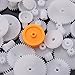 Ologymart 75 Type Plastic Crown Gear Single Double Reduction Gear Worm Gear