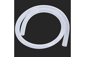 BEHAUNTY 1"ID x 1-1/4"OD Silicone Tubing, 3 Feet - Flexible Food Grade Clear Silicone Tube for Home Brewing, Aquariums, and Medical Applications