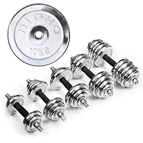 2PCS-Cast-Iron-Barbell-Weights-Plates-Fitness-Weightlifting-Strength-Training-for-1Inch-Dumbbell-Handle-Bar-25-20KG-Choice-of-Sizes