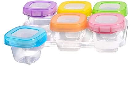 Verre Contenants Pour Aliments De Bebe Pour Le Sevrage Pots A Congelateur Pour Sevrage Pots Pour Le Sevrage Pour Bebes Tasses Amazon Fr Cuisine Maison