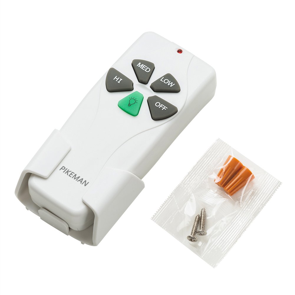 Universal Ceiling Fan Remote Control and Receiver Complete Kit replace