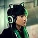 Brookstone Wired Cat Ear Headphones