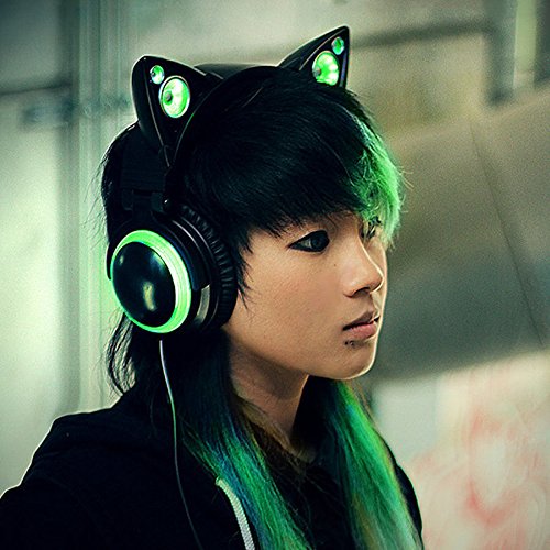 Brookstone Wired Cat Ear Headphones
