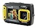 Ivation 20MP Underwater Waterproof Shockproof Digital Camera & Video Camera w/Dual Full-Color LCD Displays – Fully Submersible Up to 10 Feet (Yellow)