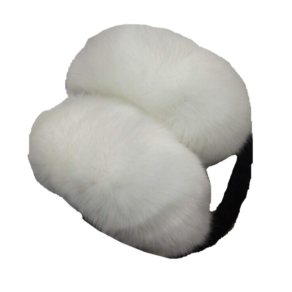 Fox Winter Autumn Warm Womens Men Earmuffs Folding Fur