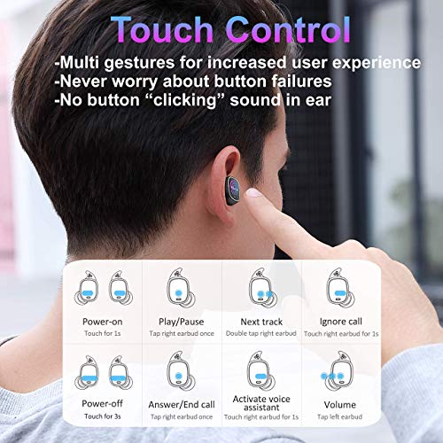 TWS Bluetooth Earbuds Earphones Headphones | True Wireless Earbuds | Bluetooth 5.0 | Wireless Earphones | Wireless Headphones - Thumbnail 4