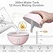 Wireless Humidifier Portable Humidifiers for Travel USB Rechargeable Battery Operated With Ultrasonic Cool Mist Humidifiers for Bedroom Vaporizer Auto Shut-Off for Home Office Baby Camping (Pink)   