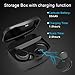 Wireless Earbuds,HTOCINQ True Bluetooth Headset with Charging Box Noise Cancelling,Sweatproof Earphone with Mic for iPhone,Android Cell Phones and Other Smartphones