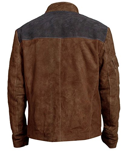 LP-FACON Star Space Warrior Han Suede Leather Solo Wars Jacket