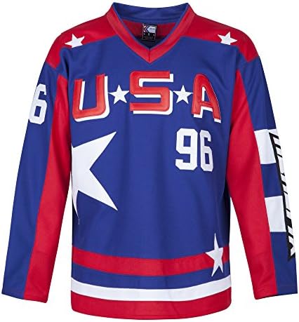 MOLPE Conway 96 USA Jersey S-XXXL Blue, 90S Hip Hop Clothing for Party, Stitched Letters and Numbers