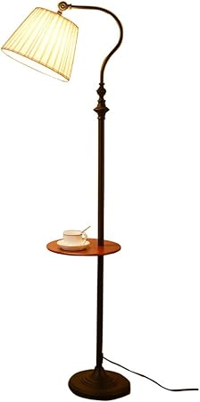 Shlyxy European Retro Floor Lamp Living Room Bedroom Sofa Coffee Table Lamp Simple Creative Study Eye Protection Vertical Table Lamp Floor Lamps Color Sand Black Amazon Co Uk Kitchen Home