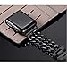 Secbolt Stainless Steel Bands for Apple Watch 42mm iWatch Strap Chain Replacement Wristband for Apple Watch Nike+, Series 3, Series 2, Series 1, Sport, Edition, Black